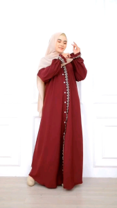 Yumna Dress S-XXL Gamis Wolfis Premium