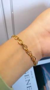 Gelang Rantai Titanium ROSEGOLD CXB176