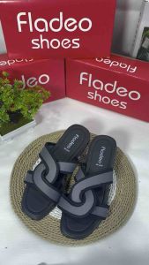 Sandal Wanita Fladeo Model Selop Kekinian Olla Casual Perempuan