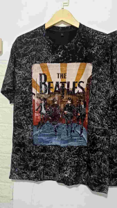 Kaos Washing Full Print Paket 4 pcs Motif Distro Band Random Murah
