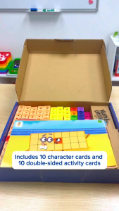 hand2mind MathLink Cubes Numberblocks 21-30 Activity Set 20 Preschool Learning Activities Counting Blocks