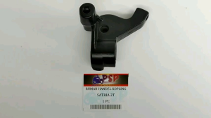 Rumah Handel Kopling Satria 2T (Drat 12 Ulir Kanan) - Dudukan Pangkon Bracket Braket Breket Handle Hendel Tuas Kopleng Kupleng Kupling Coupling Cluth Kiri Suzuki Satria 2 Tak Lumba
