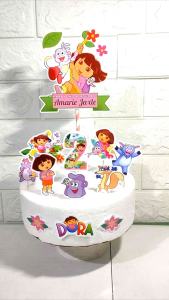 Dora Cake Topper (High-quality Personalize Ready-to-use)