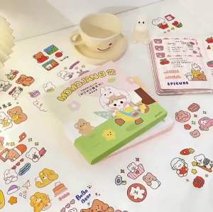 TERMURAH Stiker Momo Isi 100 Lembar / Stiker Momo Viral 100 Lembar 1 Box / Stiker Anak / Stiker Anak / Stiker Lucu