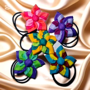 trendy hair ties/bands (flower design)