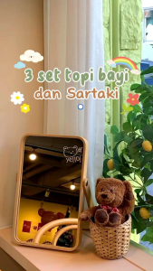 3 set sartapluk Newborn lucu