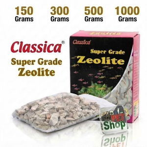 Classica Super Grade Zeolite Filter Media for Aquarium - 150 Grams - 300 Grams - 500 Grams - 1000 Grams - Aquarium Filters & Accessories - Pet Supplies - Pet Accessories