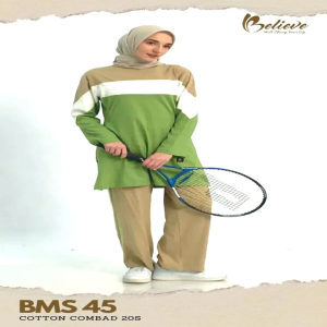 Baju Orahraga Muslimah Believe BMS 45