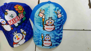 Topi anak MIXUE topi jaring anak mixue