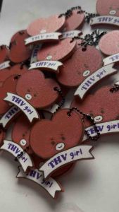 Tata keychain/ THV Girl / V / Kim Taehyung Bag charm (10pcs per pack)