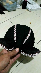 Blangkon Jogja Lipat Kasunanan & Jebeh Samurai Putih: Ukuran Anak-anak & Dewasa