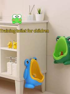 Children Potty Toilet Training Kids Frog Urinal for Boys Pee Trainer Bathroom