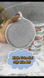 Miếng Bọt Biển Rửa Chén Bát 3 Lớp Giẻ Rửa Bát Sợi Kim Loại Cọ Xoong Nồi Bát Đĩa Đa Năng Tạo Bọt