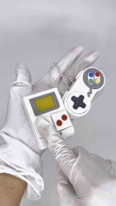 CLICK-ET! Retro Controller Clicker Keychain by Slycelab 3D Printed Cute Fidget Toy for Stress Relief