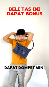 Tas Slempang Sekolah Pria | Sling Bag Kuliah Kerja | Selempang Cowok Santai Ringkas