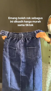 Theana Rok Jeans Skrit - Highwaist Rok Jeans Theana