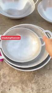 Chảo gang đáy bầu và đáy bằng đủ Size