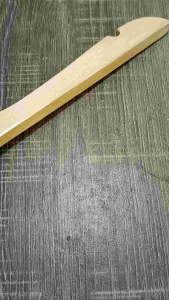 hanger kayu dewasa Hook Gold Gepeng (1 Pcs)