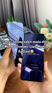 TEMPERED GLASS ANTI BLUE LIGHT FULL COVER XIAOMI REDMI NOTE 4X NOTE 5 PRO NOTE 5A NOTE 6 PRO NOTE 7 PRO NOTE 8 PRO NOTE 9 PRO NOTE 10S 10 PRO NOTE 11S 11 PRO NOTE 12 PRO NOTE 13 PRO REDMI 13 NOTE 14 PRO C71