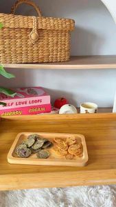 Naturepaw ขนมสุนัข ขนมหมา อบกรอบ กรอบอร่อย เกรดพรีเมี่ยม human grade อัดแน่นด้วยประโยชน์จากธรรมชาติ และ superfood สำหรับสุนัข ขนาด 50 กรัม