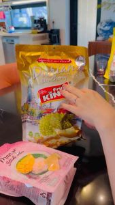 Sầu Riêng Sấy Nguyên Miếng - Xôi Xoài - Xôi Sầu Sấy Thơm Ngon Giòn Tan Đậm Vị Nguyên Chất - Thương hiệu FruitKing Thái