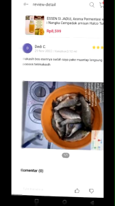 ESSEN SIJADUL PERMENTASI NANGKA CEMPEDAK MIX HALCO dan AMISAN TUNA. Aroma kuat dalam Air untuk merangsang dan memikat ikan. target RAME/BABON untuk semua jenis IKAN AIR TAWAR Patin Bawal Mas dsn Nila target BABON/RAME untuk galapung/kilogebrus