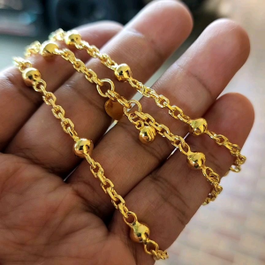 Gelang Bola Nori Mini Lapis Emas 24k