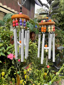 โมบายกระดิ่งลูกปัดตัวหนอน โมบายแขวน ตกแต่งบ้าน ตกแต่งสวน