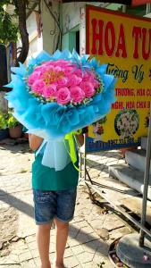 combo 20 bông hồng nhũ kim tuyến cắm Bó hoa làm quà tặng bạn sinh nhật (kèm 20 que kẽm cắm hoa dài 20cm + cây xốp dài 15cm để cắm hoa)