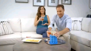 Tempat Cetakan Es Batu Sangat Praktis Silikon 3D Ice Cube Maker