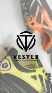 VESTER Sepatu Trainer Olahraga Daily Running Lari Sekolah Pria Wanita Sneakers Kasual Senam Fitness Gym