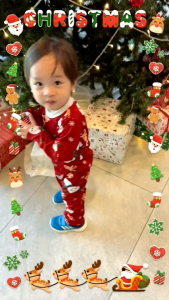 ชุดนอนเด็กธีมคริสต์มาส ชุดคริสต์มาสเด็ก