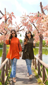 Trendy Tops for jeans Casualwear Officewear Collections