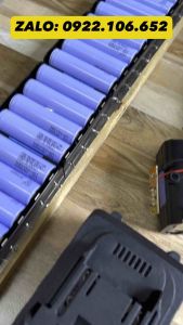 Khối Pin Đóng chân MKT thông dụng 8Ah dòng xã 80A ( Cell LS tháo từ khối pin USA )