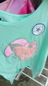 kaos anak print bahan adem dan halus