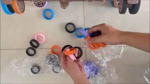 ✳️Ready Stock✳️ Silicone Luggage Wheel Cover Suitcase Protection Cover Wheels Guard Reduce Noise 脚轮保护套