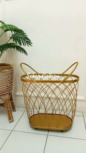 Rak Laundry - Keranjang Binatu Besi - tempat cucian kotor - rak baju kotor