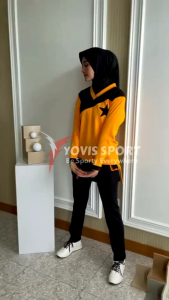 Setelan Senam Wanita Bintang Yovis Sport
