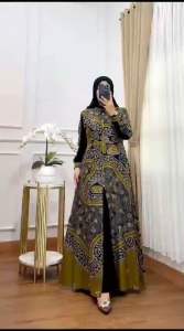 BEST SELLER GAMIS BATIK MEISYA BISA SERAGAM TERBARU DRESS MURAH GAMIS BATIK INNER OUTHER READY SERAGAM BAYAR DI TEMPAT