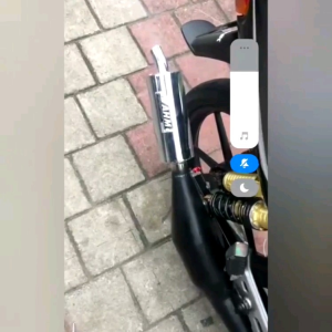 knalpot fiz r tornado rc100 alfa standar racing ahm hitam crom