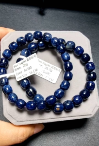 Eunegems Natural Blue Sugilite Bracelet Blue Sugilite Necklace Sirong Galaxy Blue Sugilite High Grade 天然原矿星际蓝丝绒苏纪石