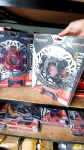 Piringan Cakram Variasi Mio Smile Mio Soul Sporty UK 260 Ride it Floating Almunium + Breket CNC ride it