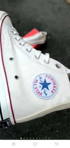 sepatu converse cream