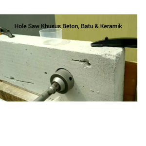 [SET] Mata Bor Hole Saw Pelubang Beton Tembok Pipa AC Perkakas Alat Pertukangan Perbaikan Rumah 25 30 35 40 50 65 75 80 90 MM Set
