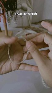 Gelang Tali Putih Manik Beads Model Korea Simpel V.1