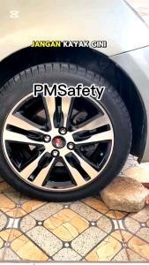 Ganjal Ban Karet Segitiga Size Besar: Solusi Parkir Mobil & Kendaraan