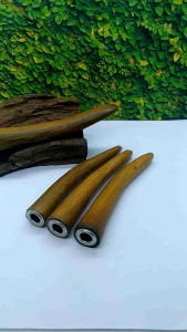 Once pipa klokotan kayu kelor emas 10cm B272