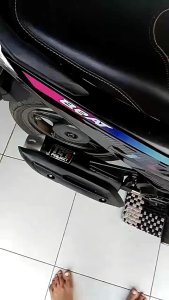 KNALPOT COPY TZM COPY CMS FULL SET END MUFFLER DAN TAMENG UNTUK SEMUA JENIS MOTOR BEAT SCOOPY GENIO TERMURAH