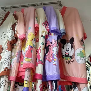 N.c fashion Lady’s New Fashion Elegant Sleepwear 2in1 Set Cotton Freesize (Fit M to XL) eleven Designs Good Quality