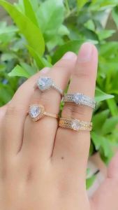 Cincin Xuping Variasi Perhiasan Wanita Permata Tanam CXA16022408